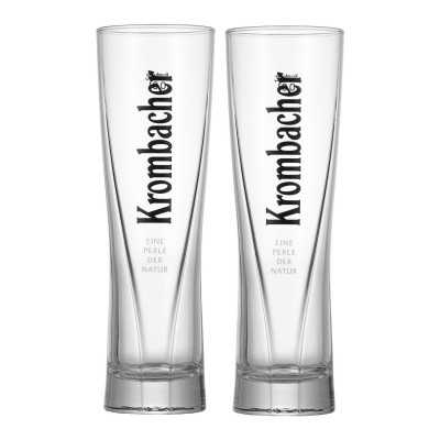 690781-Bierglas-Krombacher-Star-Cup-0-25-Liter-2er-Set-Logo-Glaeser