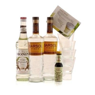 Barsol-Pisco-Sour-Set-mit-Tumbler-und-Monin-Sirup-LIMA--Nationalcocktail-Peru