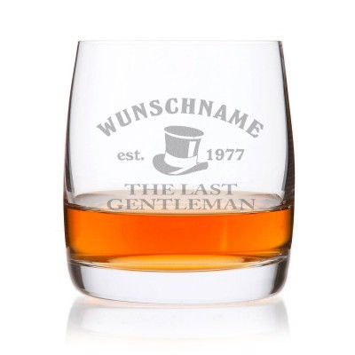 Bohemia-Whiskyglas-Tumbler-Privatglas-mit-Namens-Laser-Gravur-Geschenkidee