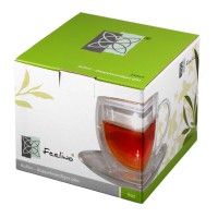 Feelino-250ml-Bullini-doppelwandige-Thermotasse-Teetasse-mit-Untersetzer-und-Henkel-4