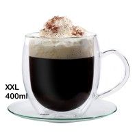 Feelino-400ml-Bullino-grosse-doppelwandige-Thermotasse-mit-Untersetzer-Teetasse-mit-Schwebeeffekt-3