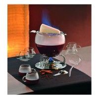 Kela-66160-Glaeser-Feuerzangenbowle-Set-Heinz-Ruehmann-Zuckerhut-anzuenden