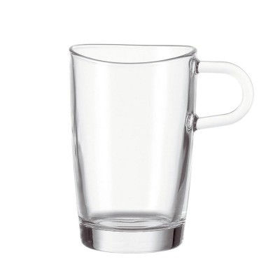 LEONARDO-086576-6er-Set-Latte-Macchiato-Becher-Loop-Glas-Becher