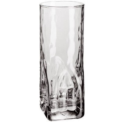 Longdrinkglas-Rock-300ml-ohne-Füllstrich-Glashöhe-6-Stück-Set