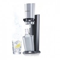 SodaStream-Wassersprudler-Crystal-Alu-Zylinder-60-Liter-Glaskaraffe-titan-schwarz