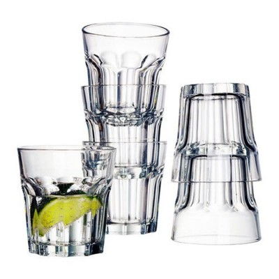 guenstige-IKEA-Cocktail-Glaeser-Pokal-Glas-fuerr-kalte-oder-heisse-Getraenke-150ml-8cm-hoch-6er-Set