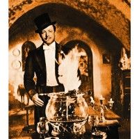 traditionelle-Feuerzangenbowle-altes-Foto-Zubereitung